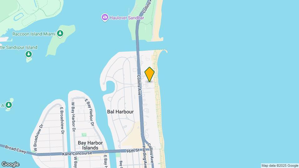 10201 Collins Ave, Unit 301 Mapa y Detalles de la Ubicación