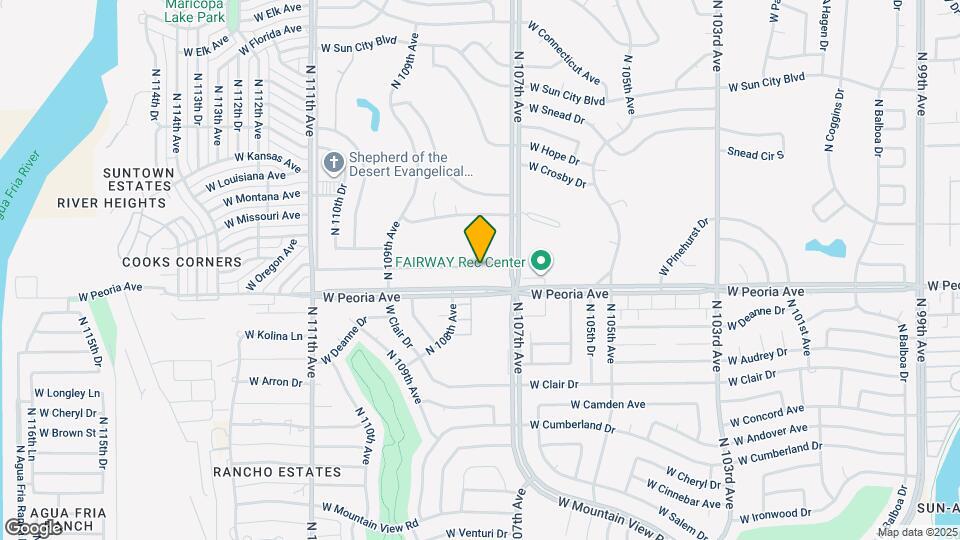 10731 W Abbott Ave Map and Location Details
