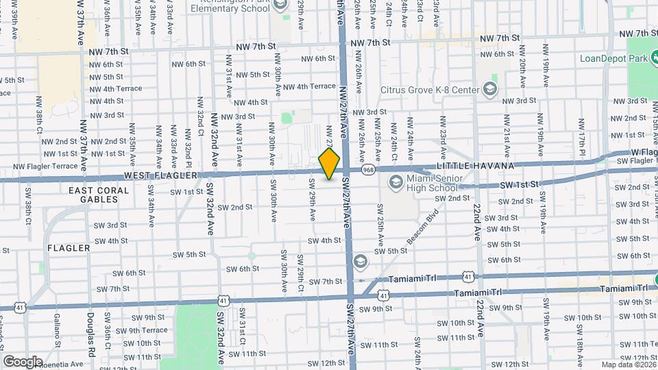 2775 SW 1st St Map and Location Details