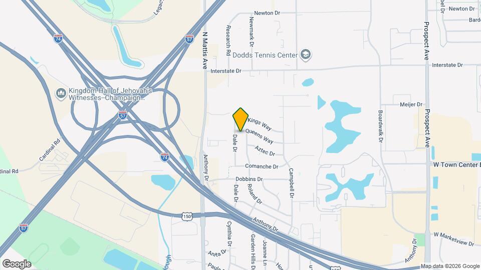 1603 Queens Way Map and Location Details