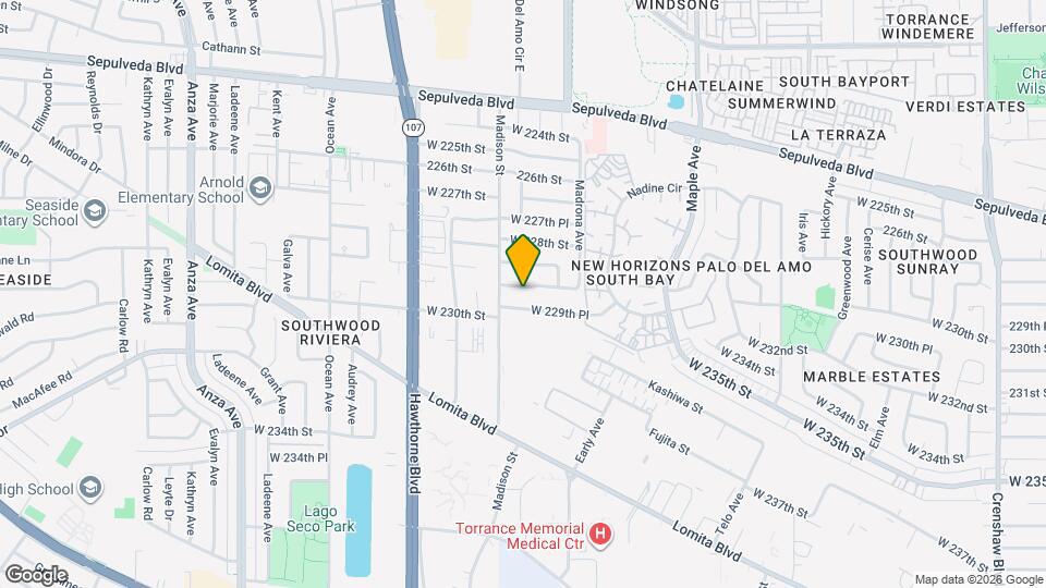 3506 W 229th St Map and Location Details