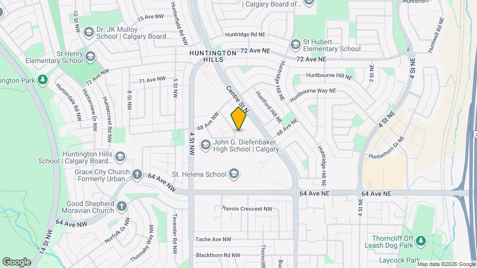 432 Huntsville Crescent NW Map and Location Details