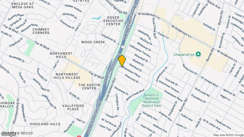 3307 Greenlawn Pkwy Map and Location Details