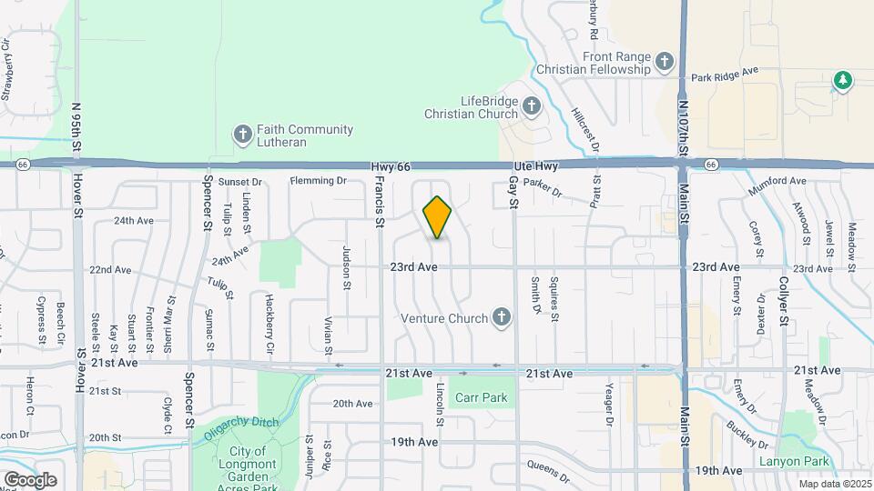 2318 Lincoln St Map and Location Details