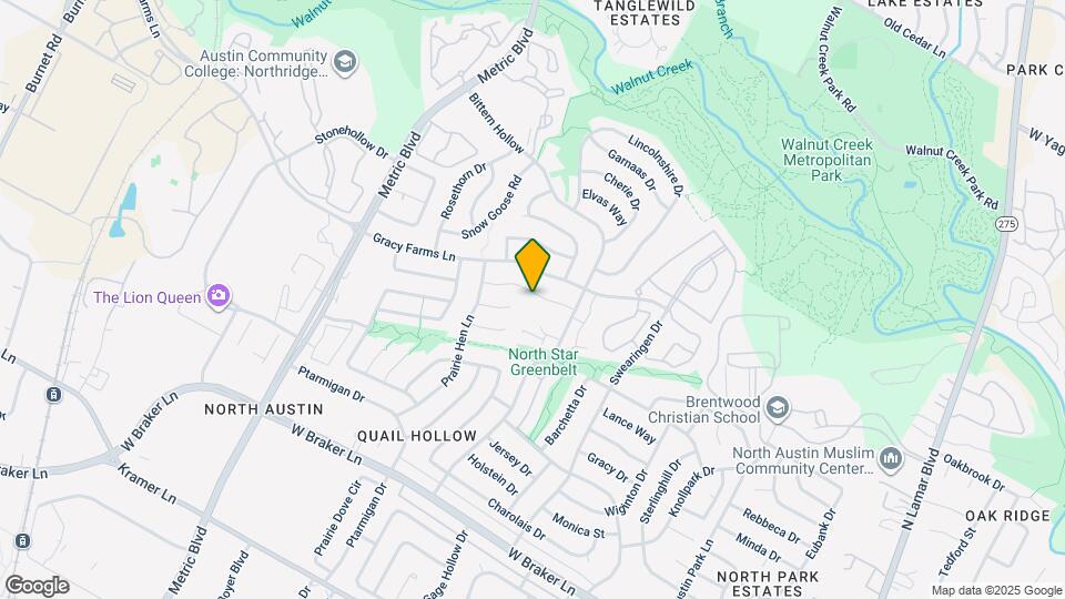 1617 Woodwind Ln Map and Location Details