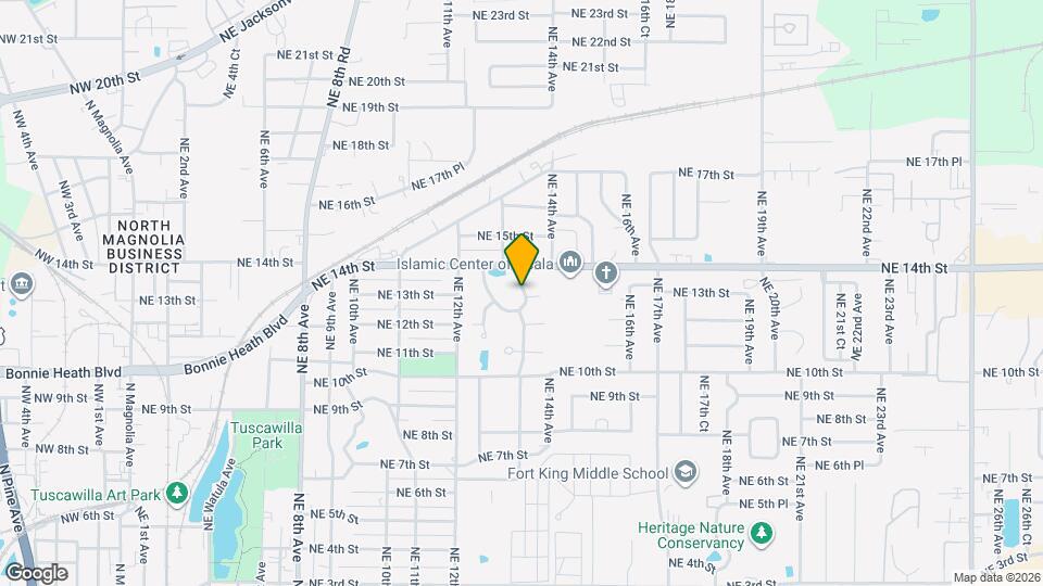 1246 NE 13th Ave Map and Location Details