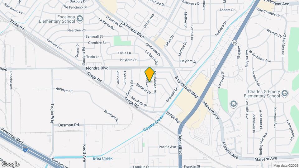 5122 Ocaso Ave Mapa y Detalles de la Ubicación