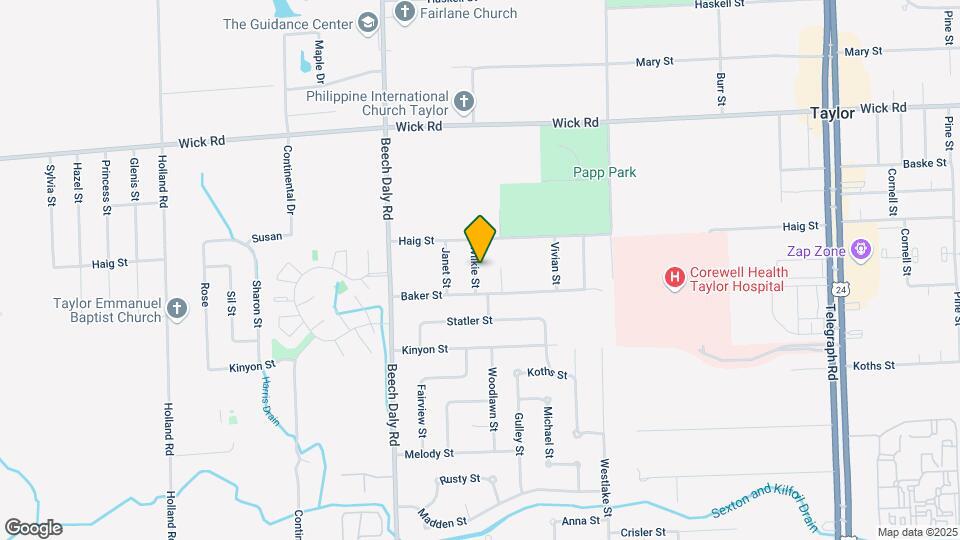 9703 Wilkie St Map and Location Details