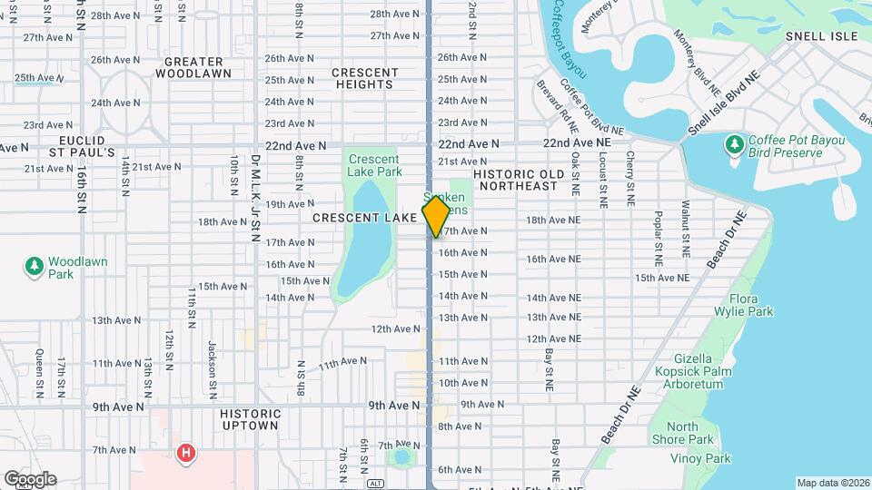 1601 4th St N Map and Location Details