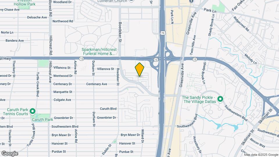 5445 Caruth Haven Ln Map and Location Details