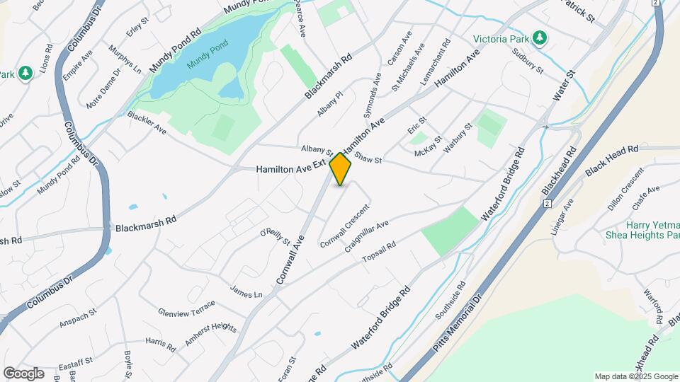 75 Cornwall Crescent Map and Location Details