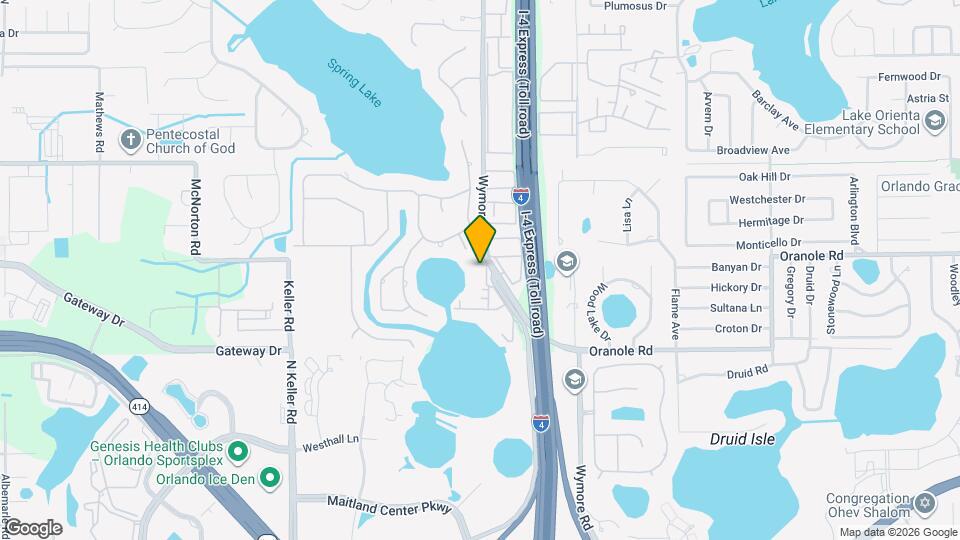 908 Lake Destiny Rd Map and Location Details