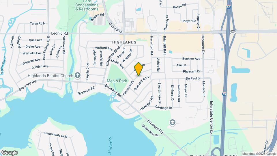 10421 Pinehurst Dr Map and Location Details
