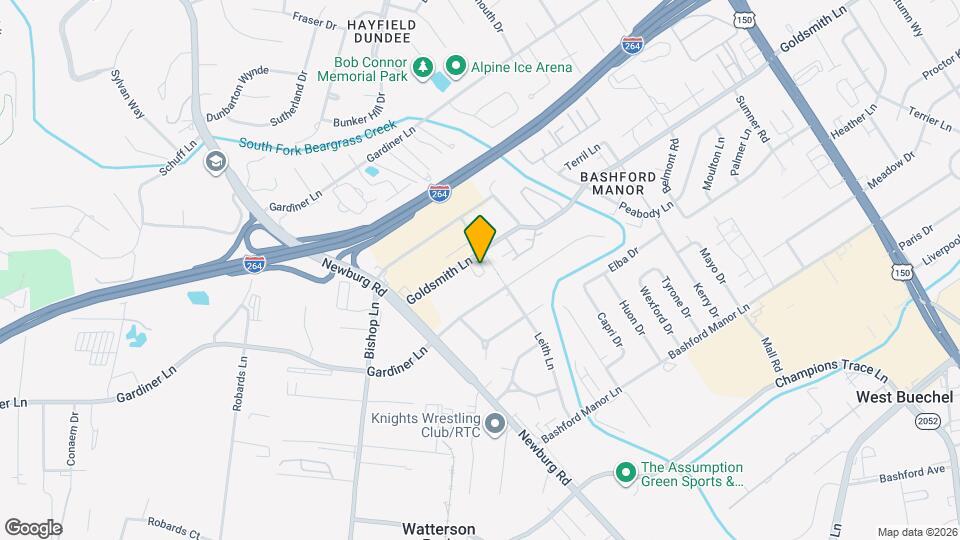 1926 Goldsmith Ln Map and Location Details