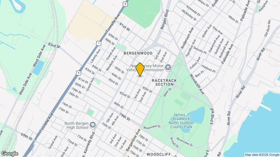 8518 4th Ave, Unit 2nd floor Map and Location Details