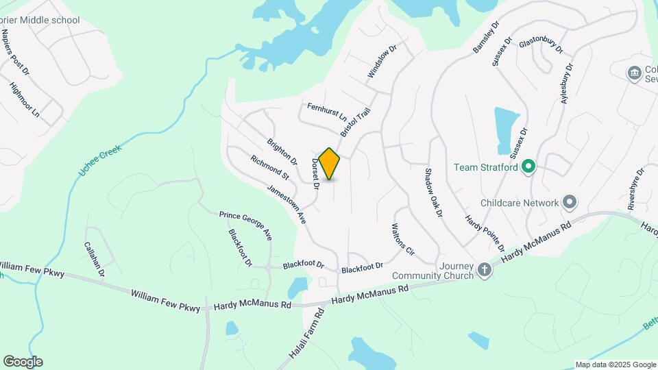 1101 Brighton Dr Map and Location Details