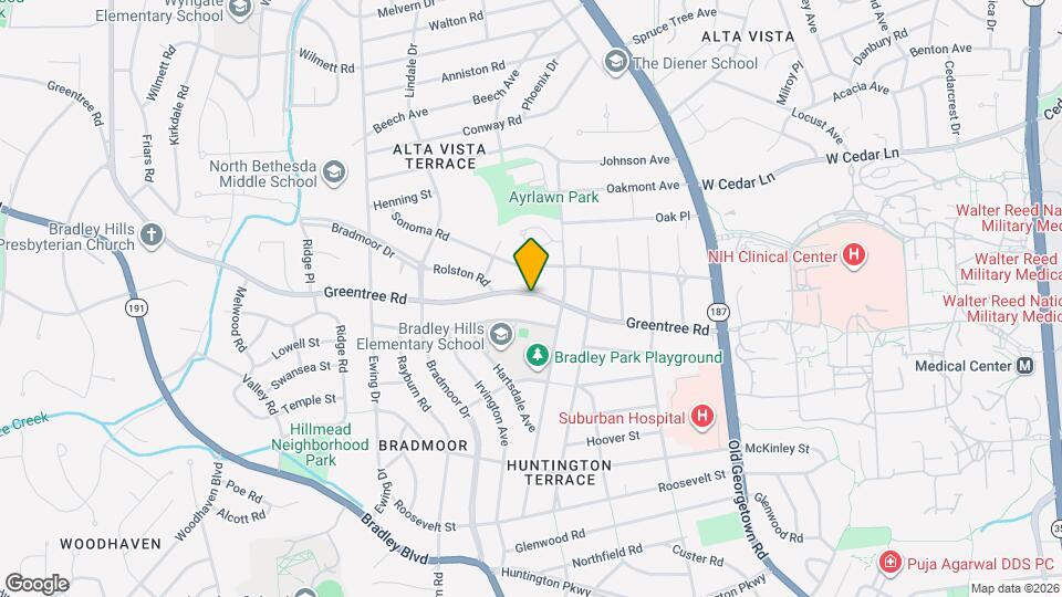 5808 Greentree Rd Mapa y Detalles de la Ubicación
