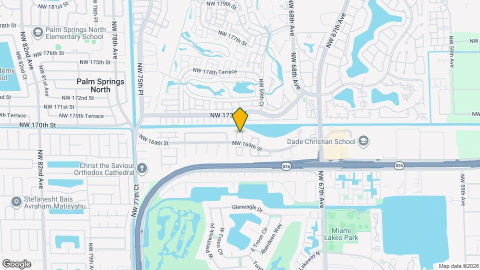 7031 NW 169th St Map and Location Details