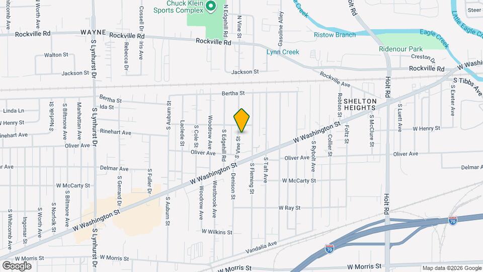 525 S Vine St Map and Location Details