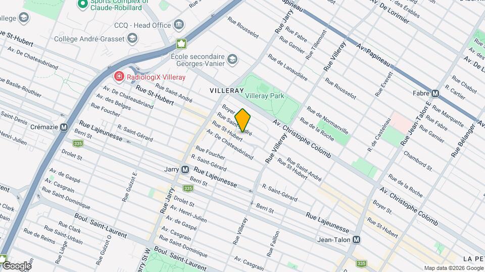 7855 Saint-Hubert Rue Map and Location Details