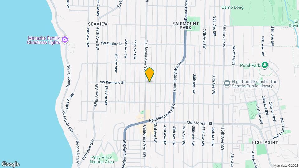 4205 SW Raymond St Map and Location Details