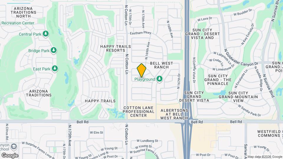 17014 W Bradford Way Map and Location Details