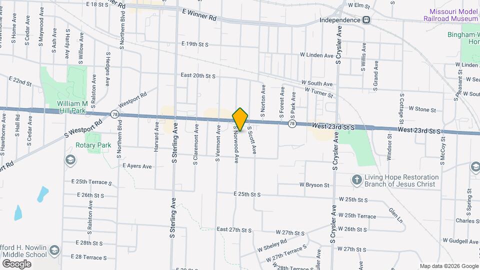 2309 S Norwood Ave Mapa y Detalles de la Ubicación