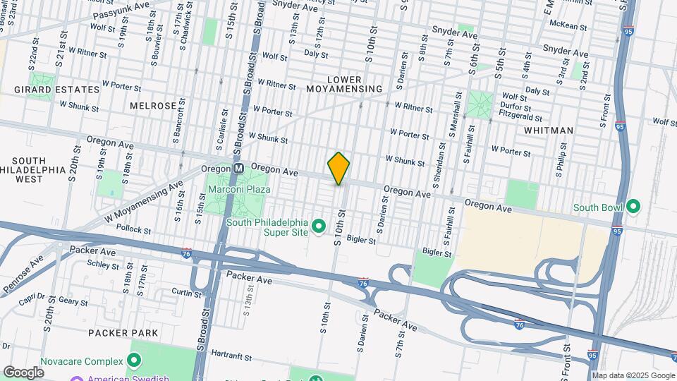 2713 S Alder St, Unit 2nd Floor Map and Location Details