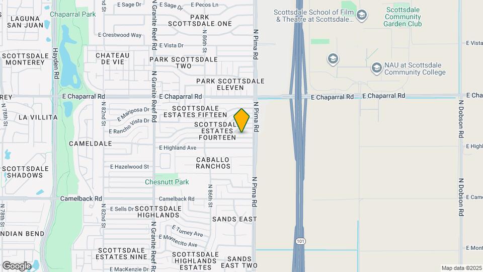 8730 E Terrace Dr Map and Location Details