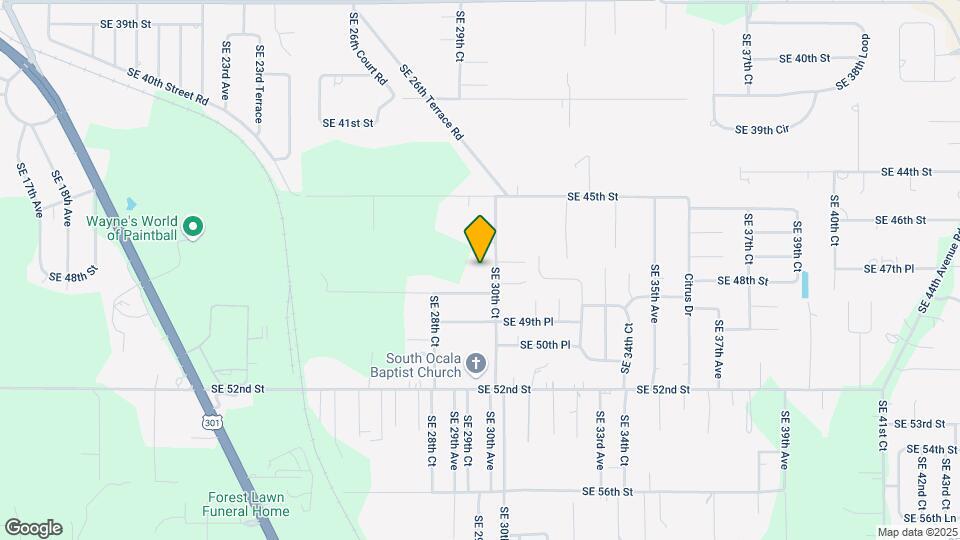 4760 SE 30th Ct Map and Location Details