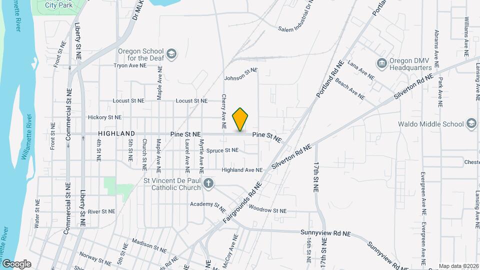 The Pine Apartments Map and Location Details