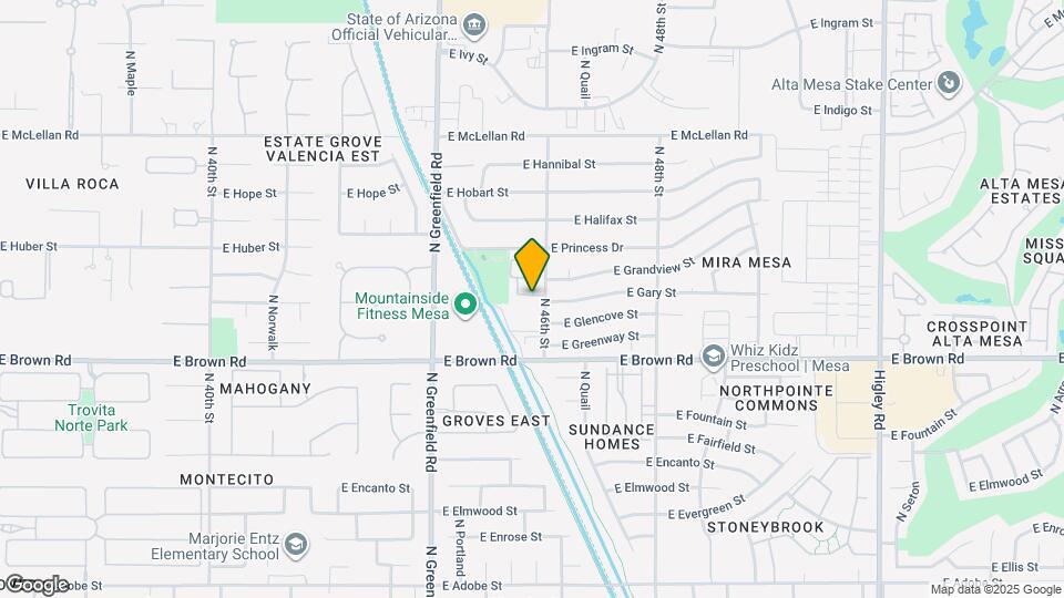 4551 E Gary St Map and Location Details