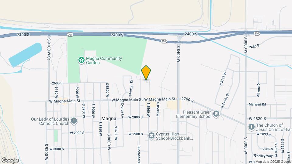 2618 S 8550 W, Unit Private Basement unit Map and Location Details