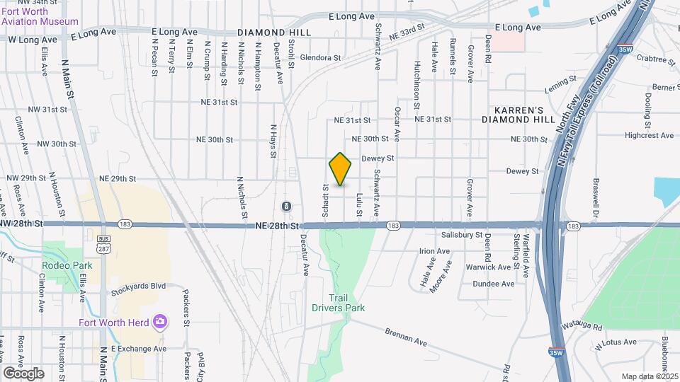 2903 Weber St Map and Location Details