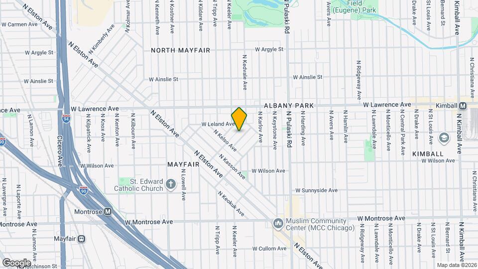 4728 N Kewanee Ave Mapa y Detalles de la Ubicación