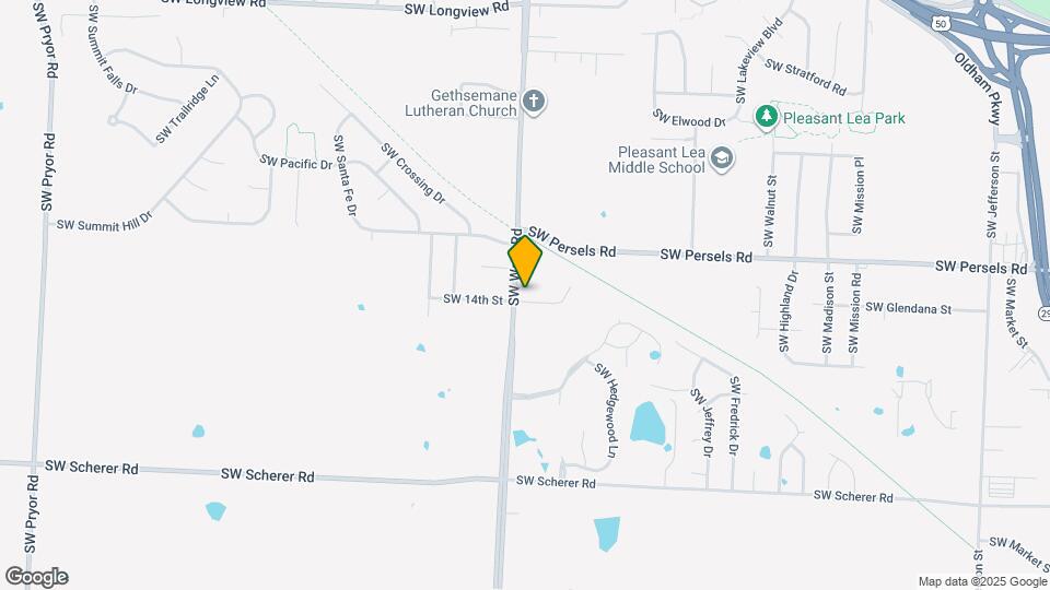 1342 SW Winthrop Dr Map and Location Details