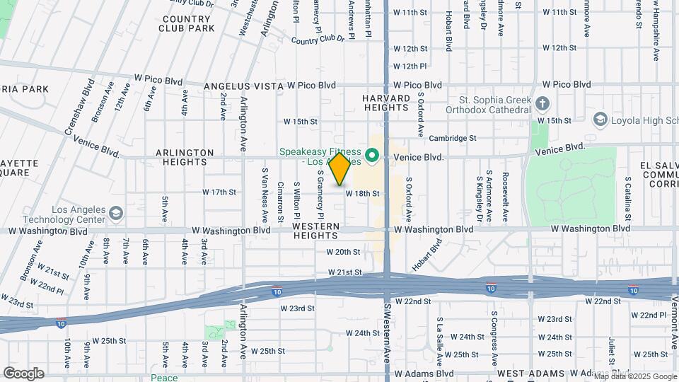 2405 W 18th St Map and Location Details