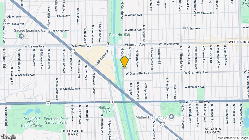 6211-6213 N Kedzie Ave Map and Location Details