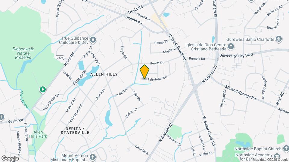 2749 Fairstone Ave Map and Location Details