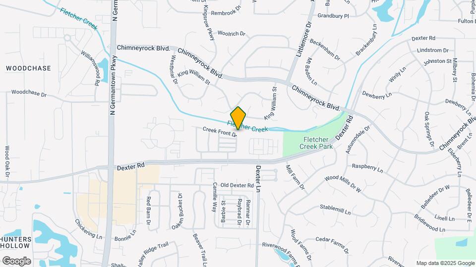 8432 Creek Front Dr Map and Location Details