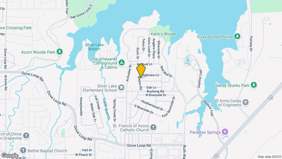 601 Lakewood Ln Map and Location Details