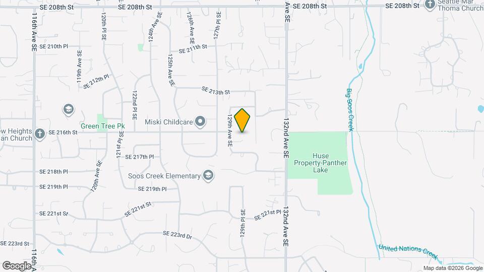 12938 SE 216th Pl Map and Location Details