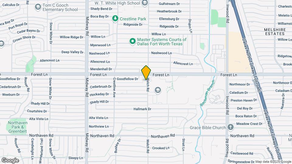 11717 Welch Rd Map and Location Details