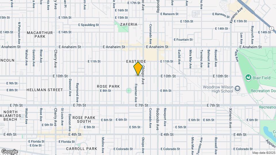 3100 E 10th St Mapa y Detalles de la Ubicación