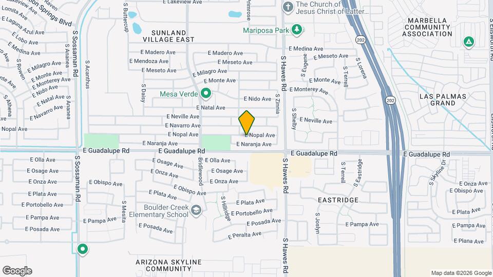 8227 E Nopal Ave Map and Location Details