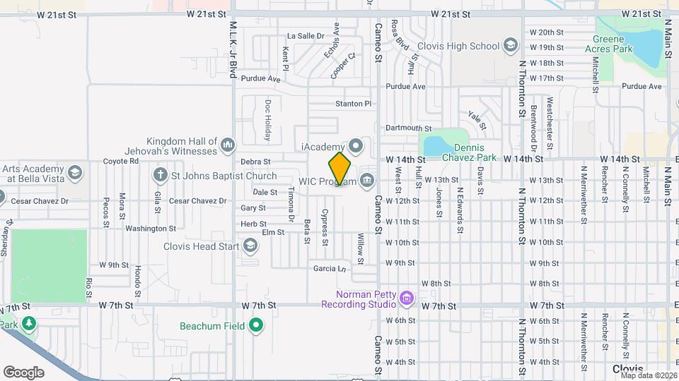 1600 W 12th St Map and Location Details