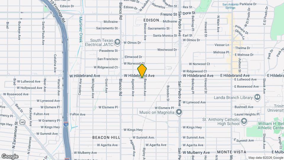711 W Lullwood Ave Map and Location Details
