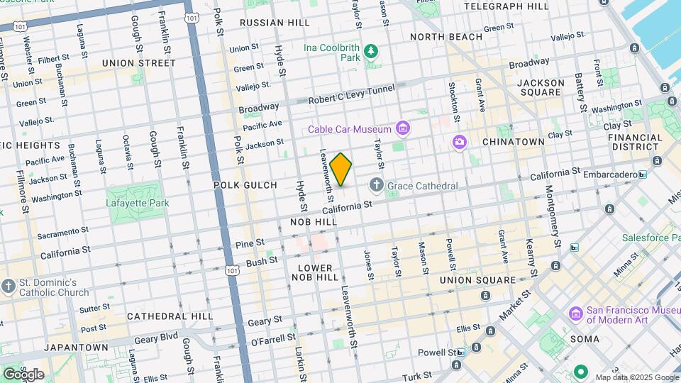 1359 Sacramento St Map and Location Details