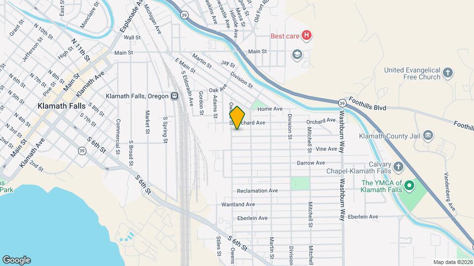 2019-2023 Garden Ave Map and Location Details
