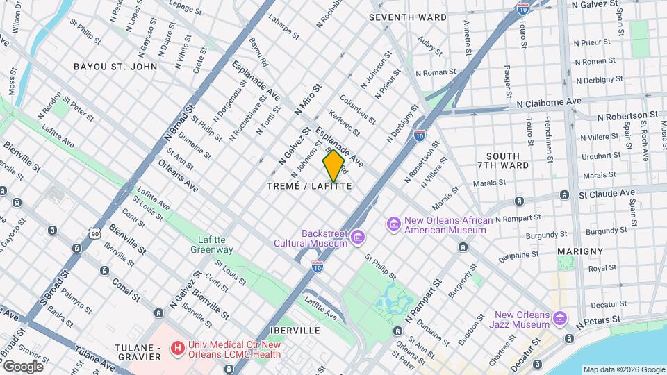 1128 N Roman St Map and Location Details